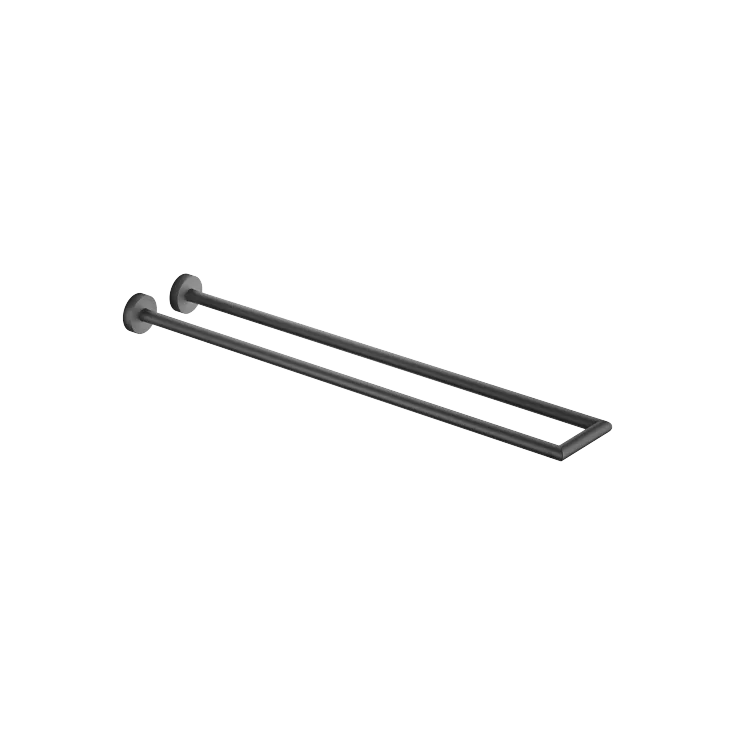 Towel bar in two parts non-swivel - Matte Black - 83 210 979-33