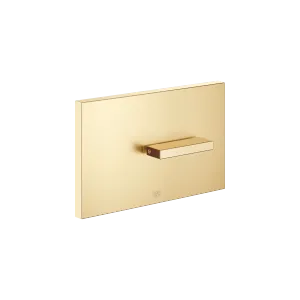 Abdeckplatte für WC-UP-Spülkasten der Firma TeCe - Messing gebürstet (23kt Gold) - 12 660 979-28
