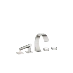 CYO Five-hole bath mixer for bath rim or tile edge installation - Brushed Platinum - 27 523 811-06 0050