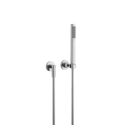 TARA Hand shower set with individual rosettes - Brushed Chrome - 27 802 892-93 0050
