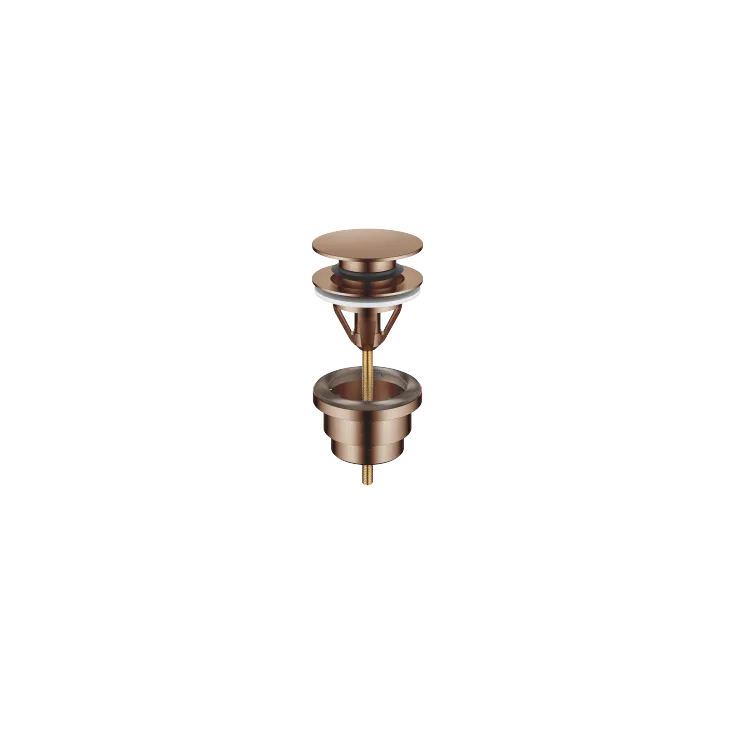 Basin Waste with push fastening 1 1/4" - Brushed Bronze - 10 125 970-42
