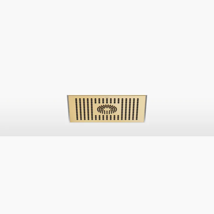Regenbrause für Deckeneinbau 300 x 240 mm - Messing gebürstet (23kt Gold) - 28 043 980-28