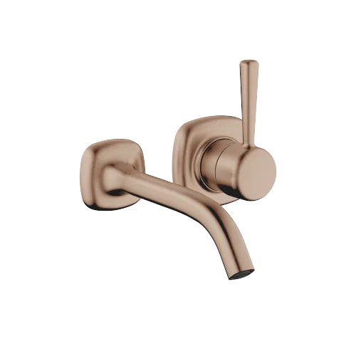 COYA Waschtisch-Wand-Einhandbatterie ohne Ablaufgarnitur - Bronze gebürstet (PVD) - 36 860 404-42