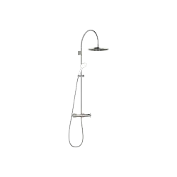 VAIA Showerpipe with shower thermostat without hand shower 300 mm - Platinum - 34 465 809-08