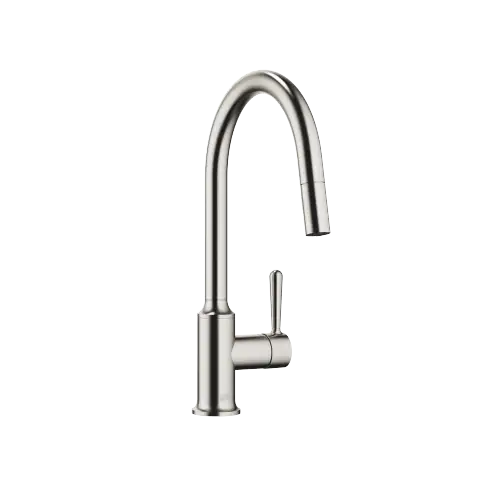 VAIA Single-lever mixer Pull-down with spray function - Brushed Platinum - 33 870 809-06 0010
