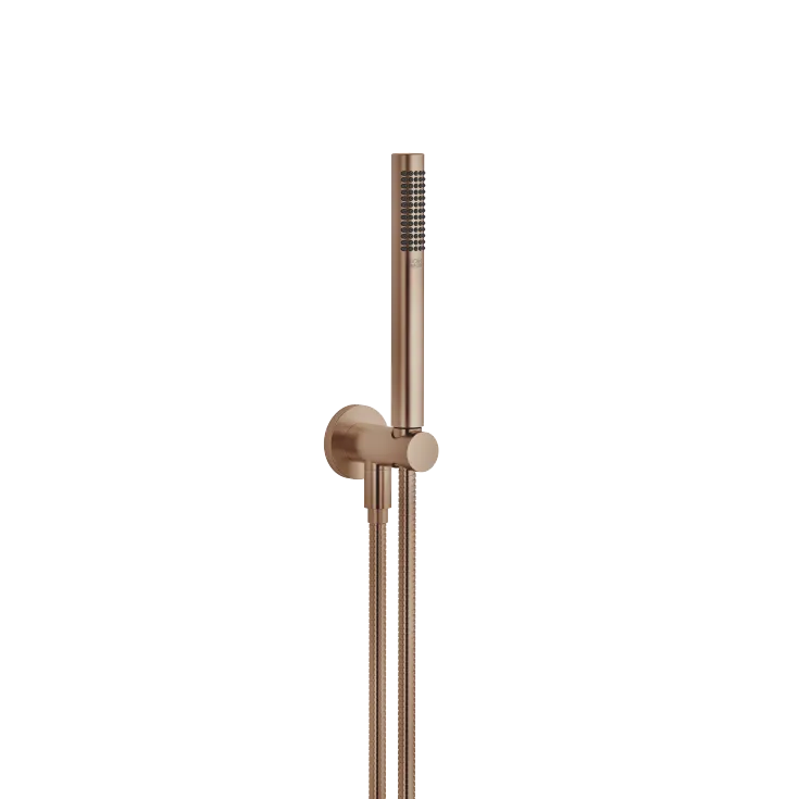 Hand shower set with integrated shower holder - Brushed Bronze - 27 802 660-42 0050