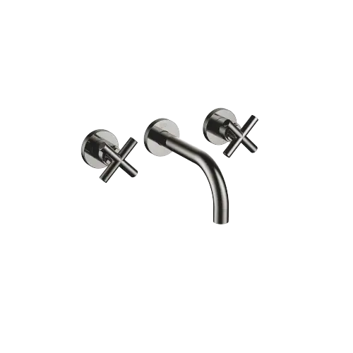 TARA Wall-mounted basin mixer without pop-up waste - Dark Chrome - 36 707 892-19 0010