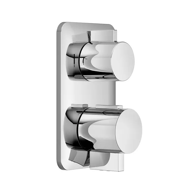 LISSÉ Concealed thermostat with two function volume control - Brushed Light Gold - 36 426 845-27 0010