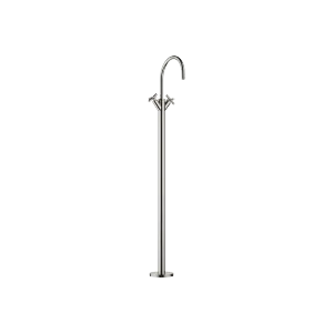 TARA Single-hole basin mixer with stand pipe without pop-up waste - Platinum - 22 585 892-08