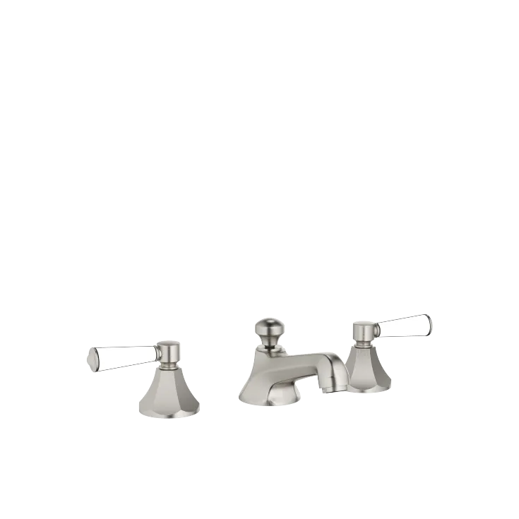 MADISON Three-hole basin mixer with pop-up waste - Brushed Platinum - 20 700 370-06