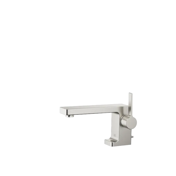 LULU Single-lever basin mixer with pop-up waste - Brushed Platinum - 33 500 710-06