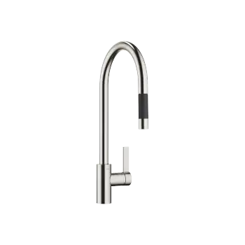 TARA ULTRA Single-lever mixer Pull-down with spray function - Brushed Platinum - 33 870 875-06