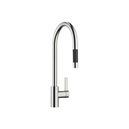 TARA ULTRA Einhebelmischer Pull-down mit Brausefunktion - Platin gebürstet - 33 870 875-06