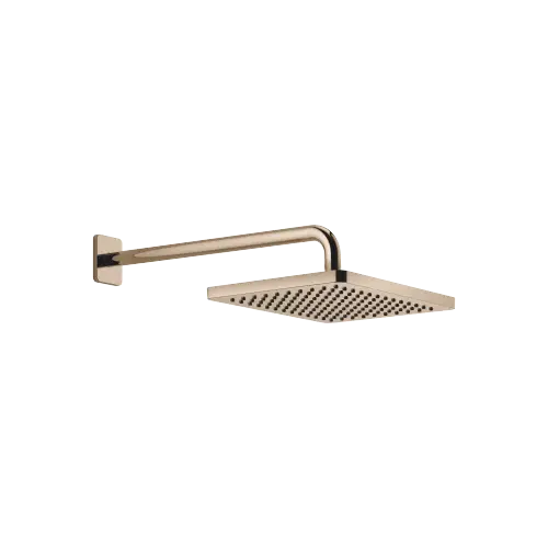 Rainshower with wall fixing FlowReduce 300 x 240 mm - Light Gold (PVD) - 28 767 710-26 0010