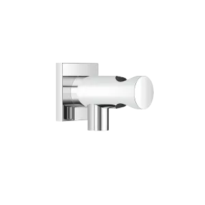 Codo de conexión a pared con soporte de ducha integrado - Cromo - 28 490 970-00