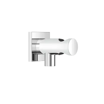 Codo de conexión a pared con soporte de ducha integrado - Cromo - 28 490 970-00