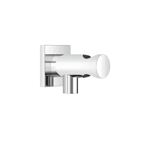 Codo de conexión a pared con soporte de ducha integrado - Cromo - 28 490 970-00