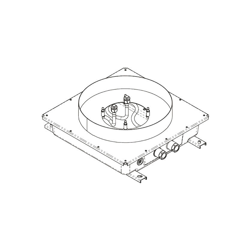 SERIES–VARIOUS Concealed rough parts: Concealed ceiling installation