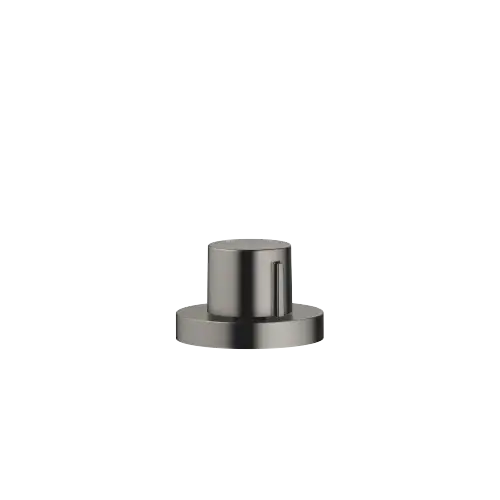 Strainer waste with control handle - Brushed Dark Platinum - 10 710 970-99