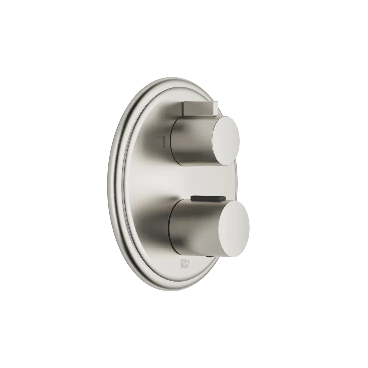MADISON Termostato incasso con regolazione di portata dell'acqua a due vie  - Platinato spazzolato - 36 426 977-06