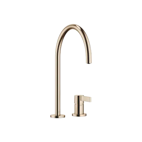 TARA ULTRA Two-hole mixer with individual rosettes - Brushed Champagne (22kt Gold) - 32 815 875-46