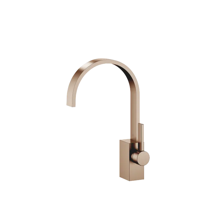 MEM Single-lever basin mixer without pop-up waste - Brushed Bronze (PVD) - 33 526 782-42
