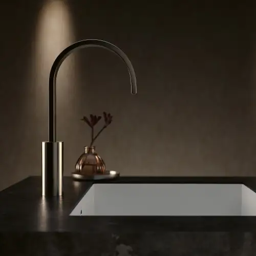 MEM Touchfree Robinetterie de lavabo avec fonction d’ouverture et de fermeture électronique sans garniture d’écoulement - Chrome - 44 521 782-00