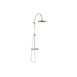 TARA Shower pipe with shower thermostat without hand shower 300 mm - Champagne (22kt Gold) - 34 460 892-47