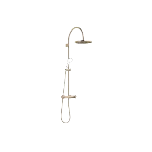 TARA Shower pipe with shower thermostat without hand shower 300 mm - Champagne (22kt Gold) - 34 460 892-47