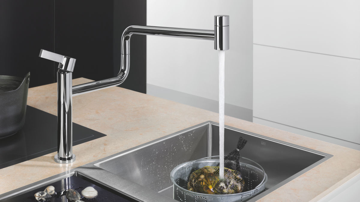 VAIA Chrome Robinetteries de cuisine: POT FILLER robinet d'eau froide