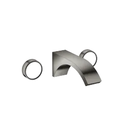 CYO Wall-mounted basin mixer without pop-up waste - Dark Chrome - 36 712 811-19
