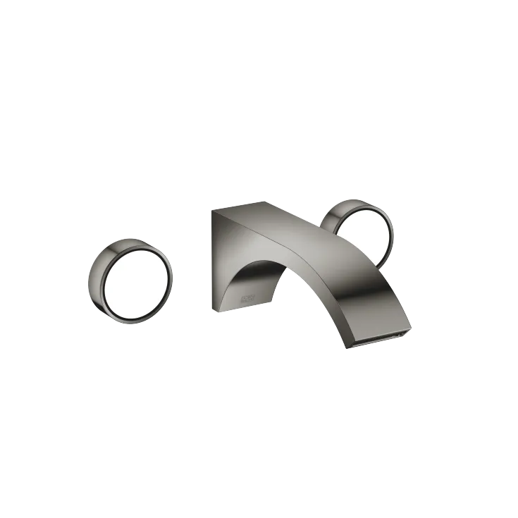 CYO Wall-mounted basin mixer without pop-up waste - Dark Chrome - 36 712 811-19