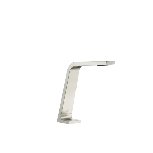 CL.1 Bec déverseur pour lavabo, montage sur gorge sans garniture d’écoulement - Platine brossé - 13 715 705-06