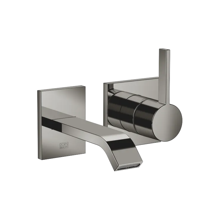 IMO Wall-mounted single-lever basin mixer without pop-up waste - Dark Chrome - 36 860 671-19