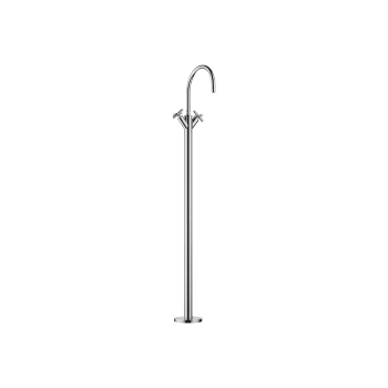 TARA Single-hole basin mixer with stand pipe without pop-up waste - Chrome - 22 585 892-00