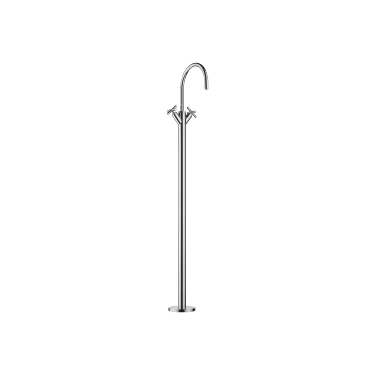 TARA Single-hole basin mixer with stand pipe without pop-up waste - Chrome - 22 585 892-00