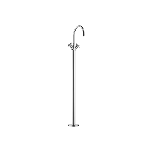 TARA Single-hole basin mixer with stand pipe without pop-up waste - Chrome - 22 585 892-00