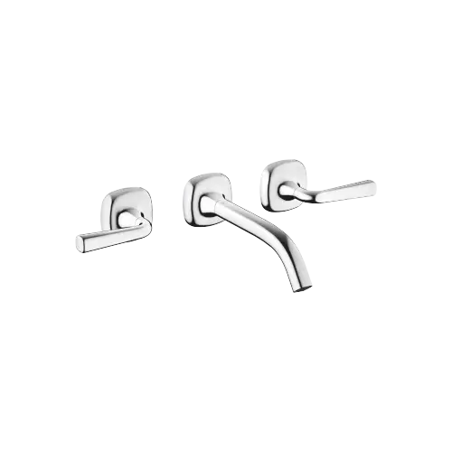 COYA Robinetterie murale pour lavabo sans garniture d’écoulement - Chrome - 36 712 414-00