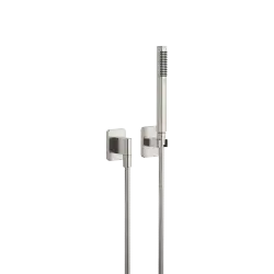 LULU Hand shower set with individual rosettes - Brushed Platinum - 27 808 710-06 0050