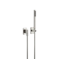 LULU Hand shower set with individual rosettes - Brushed Platinum - 27 808 710-06 0050