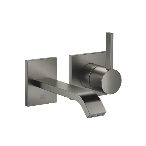 IMO Waschtisch-Wand-Einhandbatterie ohne Ablaufgarnitur - Dark Platinum gebürstet - 36 861 671-99