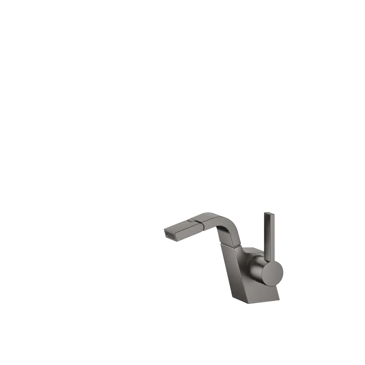 CL.1 Single-lever bidet mixer without pop-up waste - Brushed Dark Platinum - 33 600 705-99