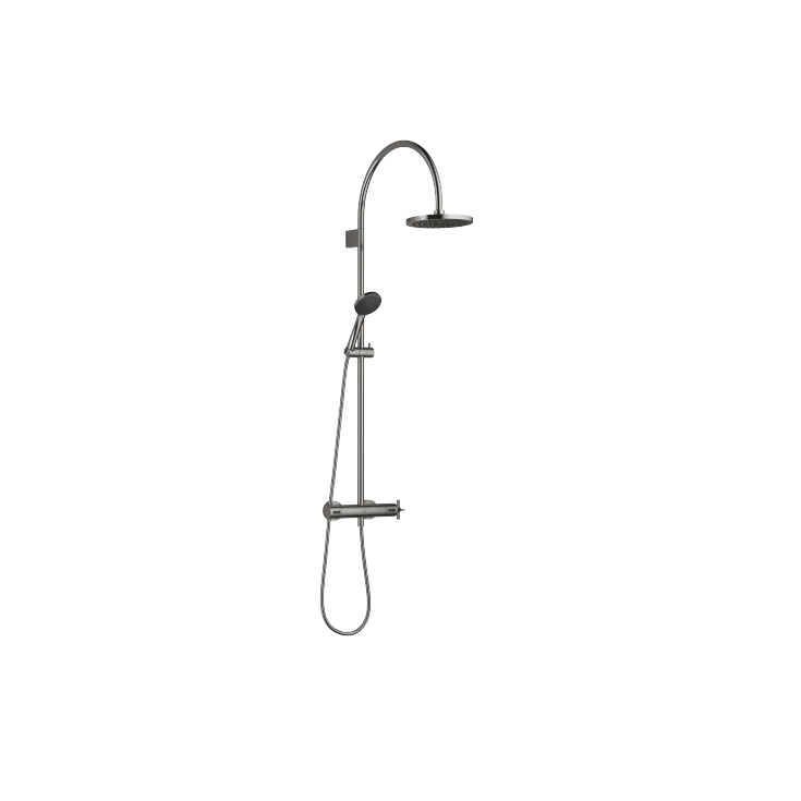 VAIA Shower pipe - Dark Chrome - Set containing 2 articles