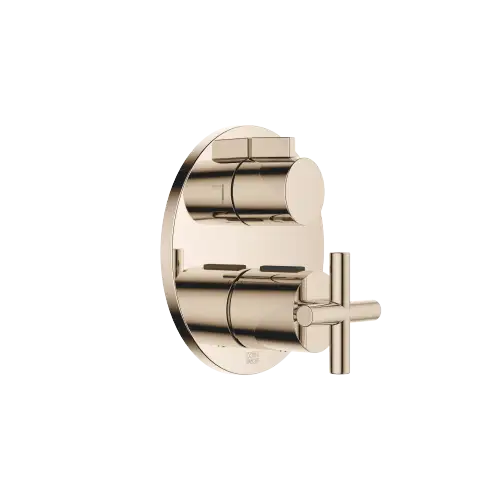 TARA Concealed thermostat with two function volume control - Champagne (22kt Gold) - 36 426 892-47