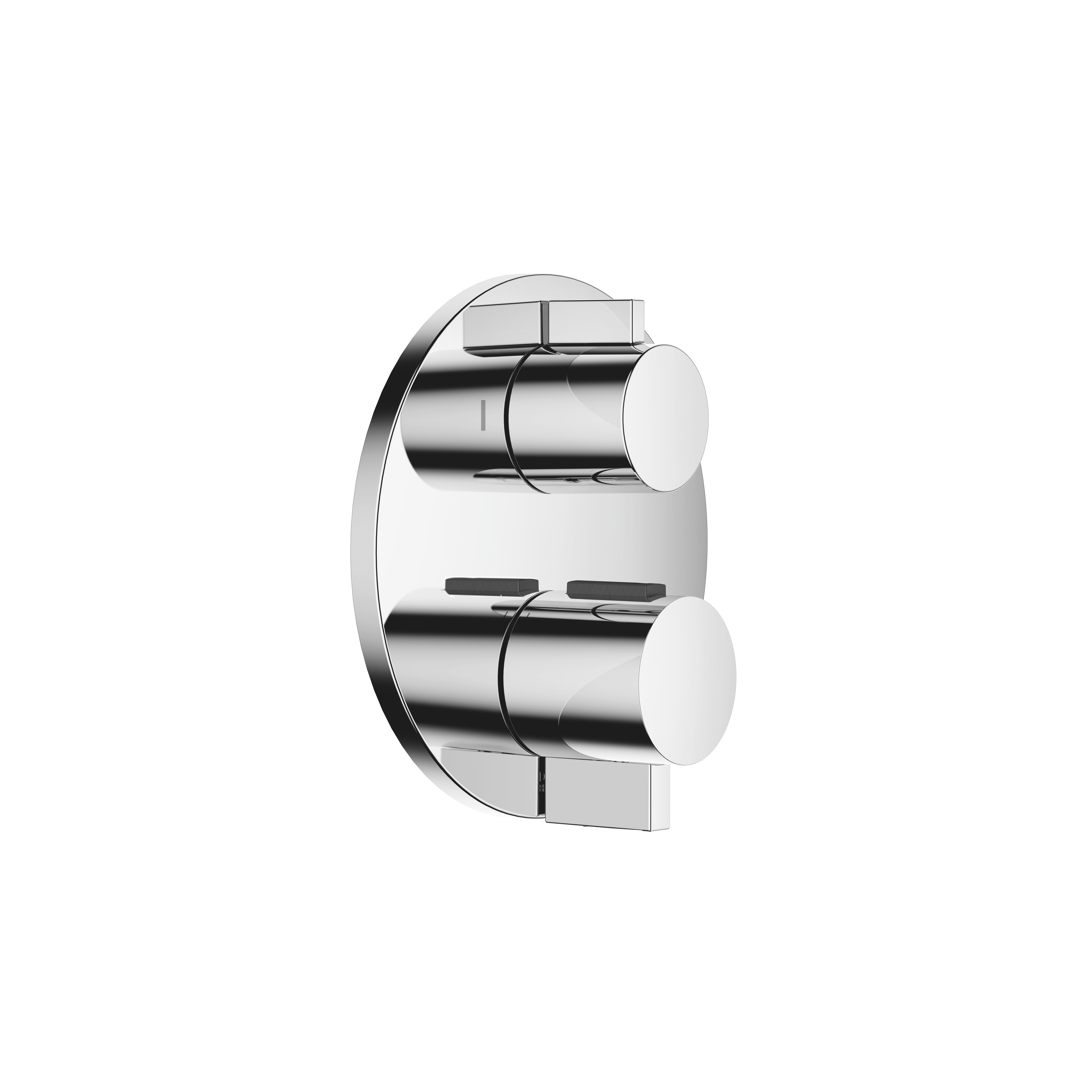 SERIES SPECIFIC Dark Chrome Shower faucets: Concealed thermostat  