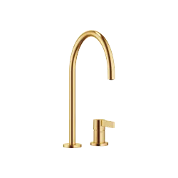 TARA ULTRA Two-hole mixer with individual rosettes - Brushed Durabrass (23kt Gold) - 32 815 875-28 0010