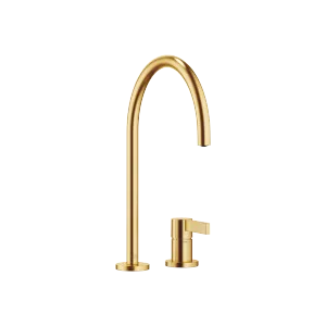 TARA ULTRA Two-hole mixer with individual rosettes - Brushed Durabrass (23kt Gold) - 32 815 875-28 0010