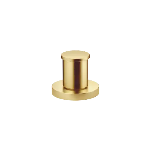 META Two-way diverter for bath rim or tile edge installation - Brushed Gold (PVD) - 29 140 660-37