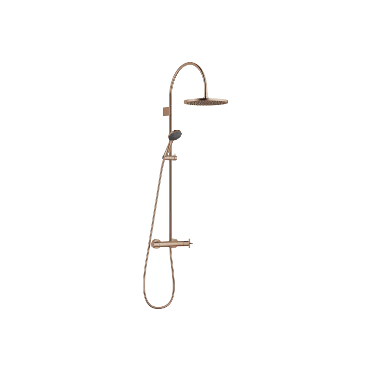 Colonne de douche avec thermostat de douche avec douchette à main - Set contenant 2 articles