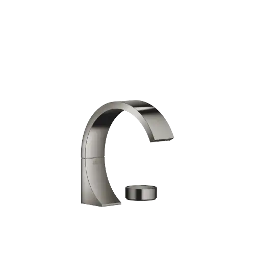 CYO Batería de dos orificios para lavabo sin válvula - Dark Chrome - Set que contiene 2 artículos